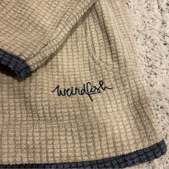 Irish 3/4 zip fleece lined sweater - Picture 2 of 5